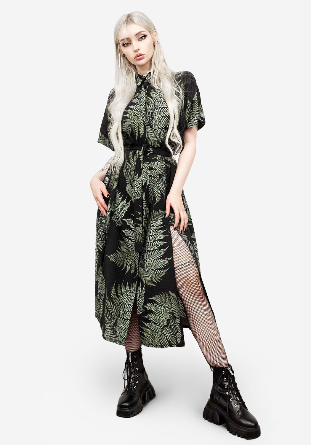 Fern Midi Shirt Dress – Disturbia