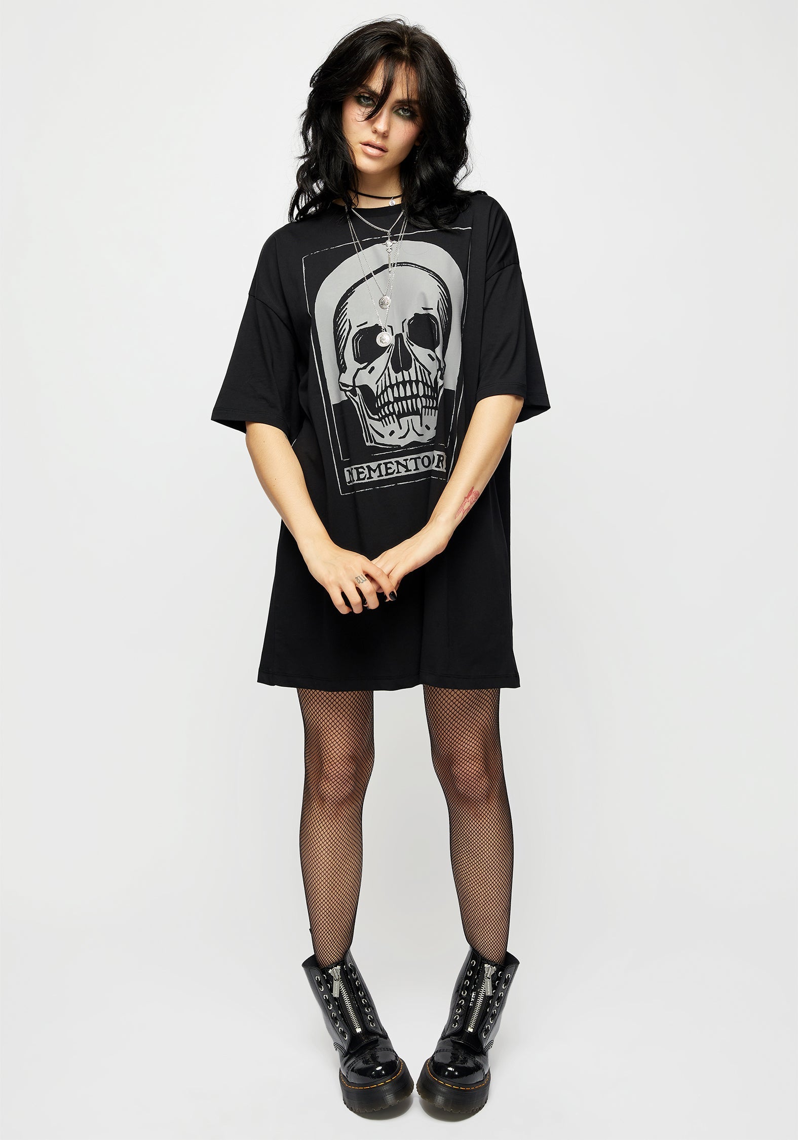 XENOMORT-SHORT-SLEEVE-T-SHIRT-DRESS – Disturbia