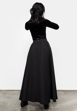 Haunted Midaxi Herringbone Skirt