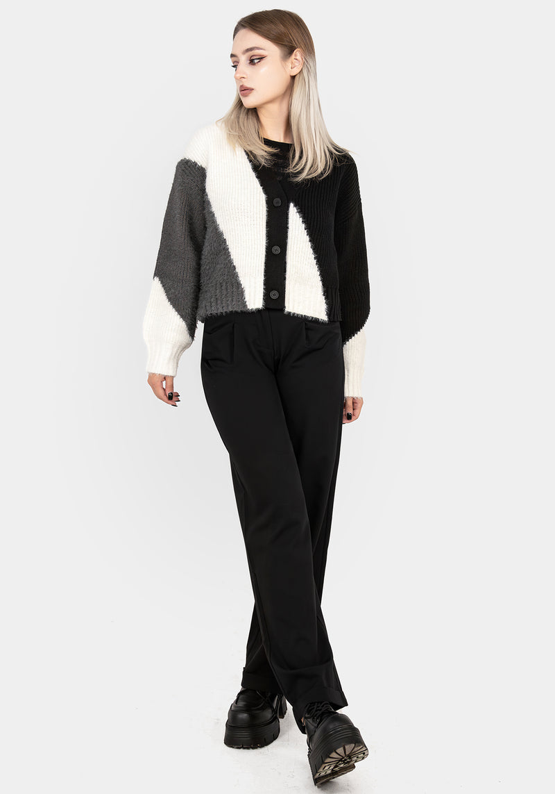 Parallax Stripe Knit Cardigan