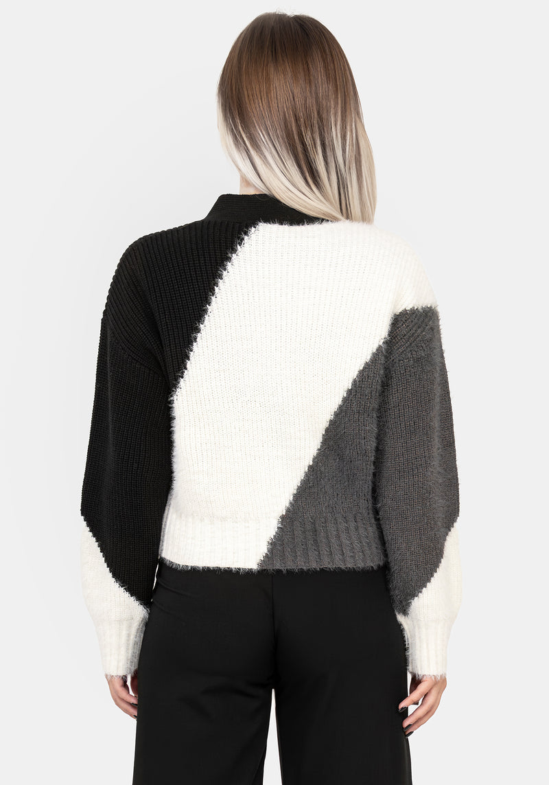 Parallax Stripe Knit Cardigan