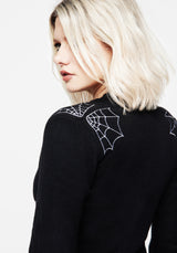 Catch Feelings Embroidered Knit Cardigan