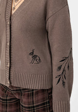 Hester Embroidered Knit Cardigan