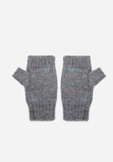 Mandragore Embroidered Knit Fingerless Gloves