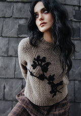 Deathwatch Floral Beetle Knit Sweater