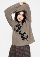 Deathwatch Floral Beetle Knit Sweater