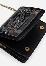 High Priestess Embroidered Crossbody Clutch Bag