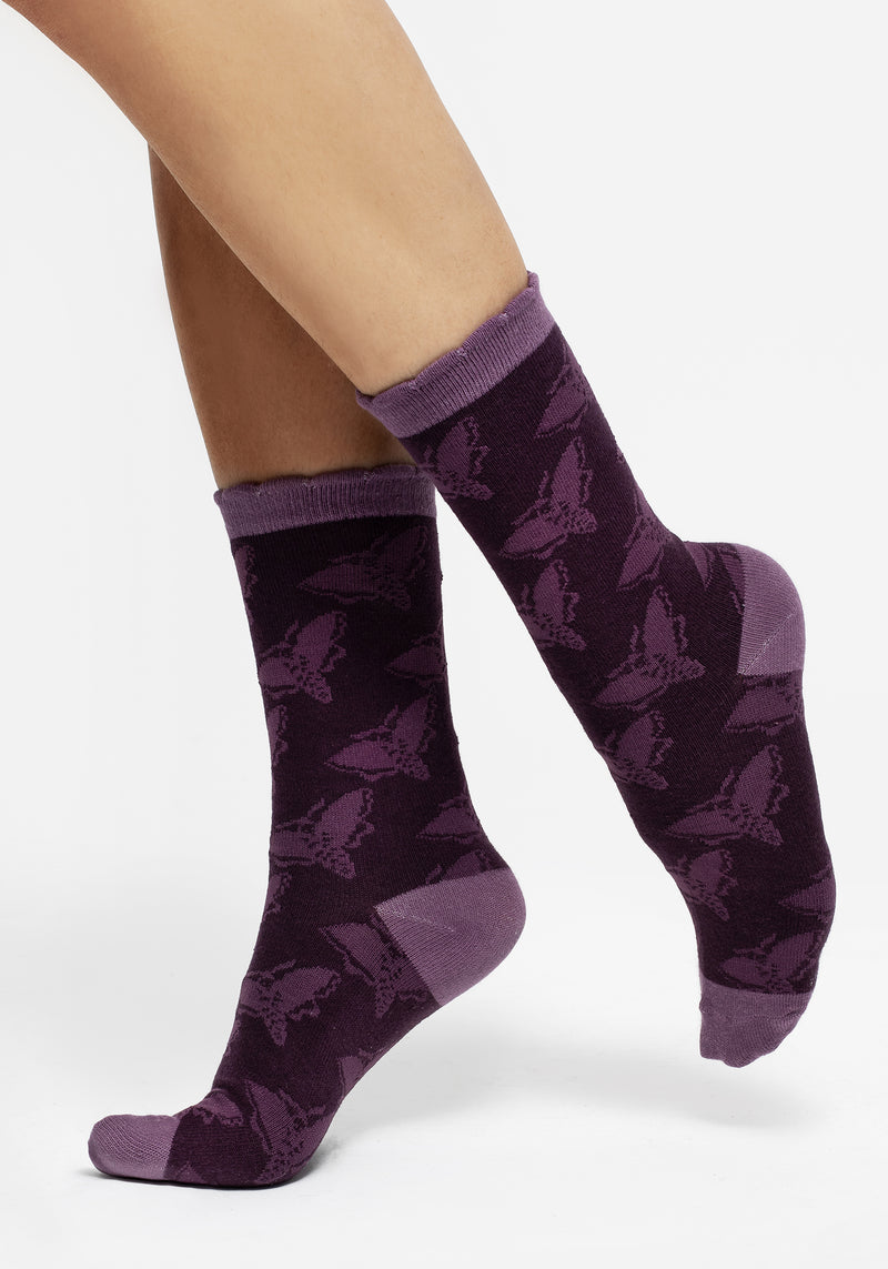 Mortmoth Jacquard Knit Socks