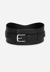 Bathory Floral Embossed Waist Belt