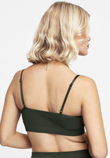 Swamplife Seamless Embroidered Rib Bralet