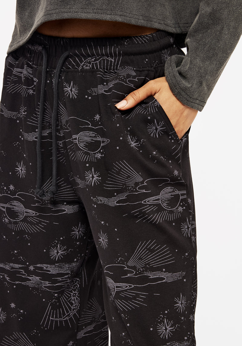 Cosmic Wide Leg Pyjama Bottoms