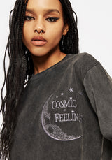 Cosmic Long Sleeve Crop Pyjama Top