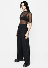 Slither Snake Embroidered Tailored Trousers