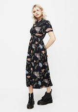 Nightmoth Midi Shirt Dress