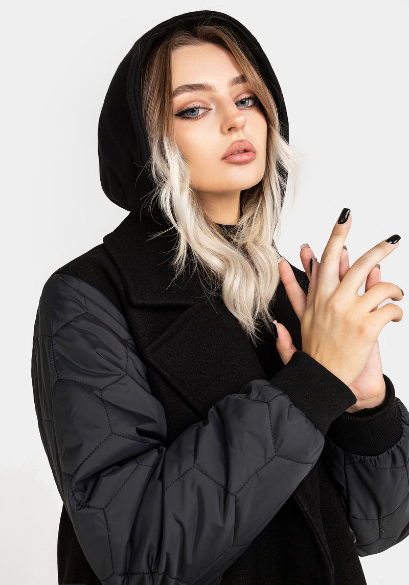 Prism Longline Bomber Coat