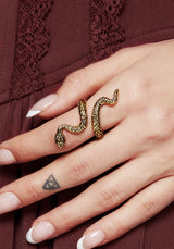 Damballa Snake Ring - Gold