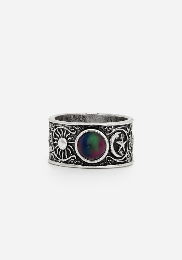 Phase Mood Stone Ring