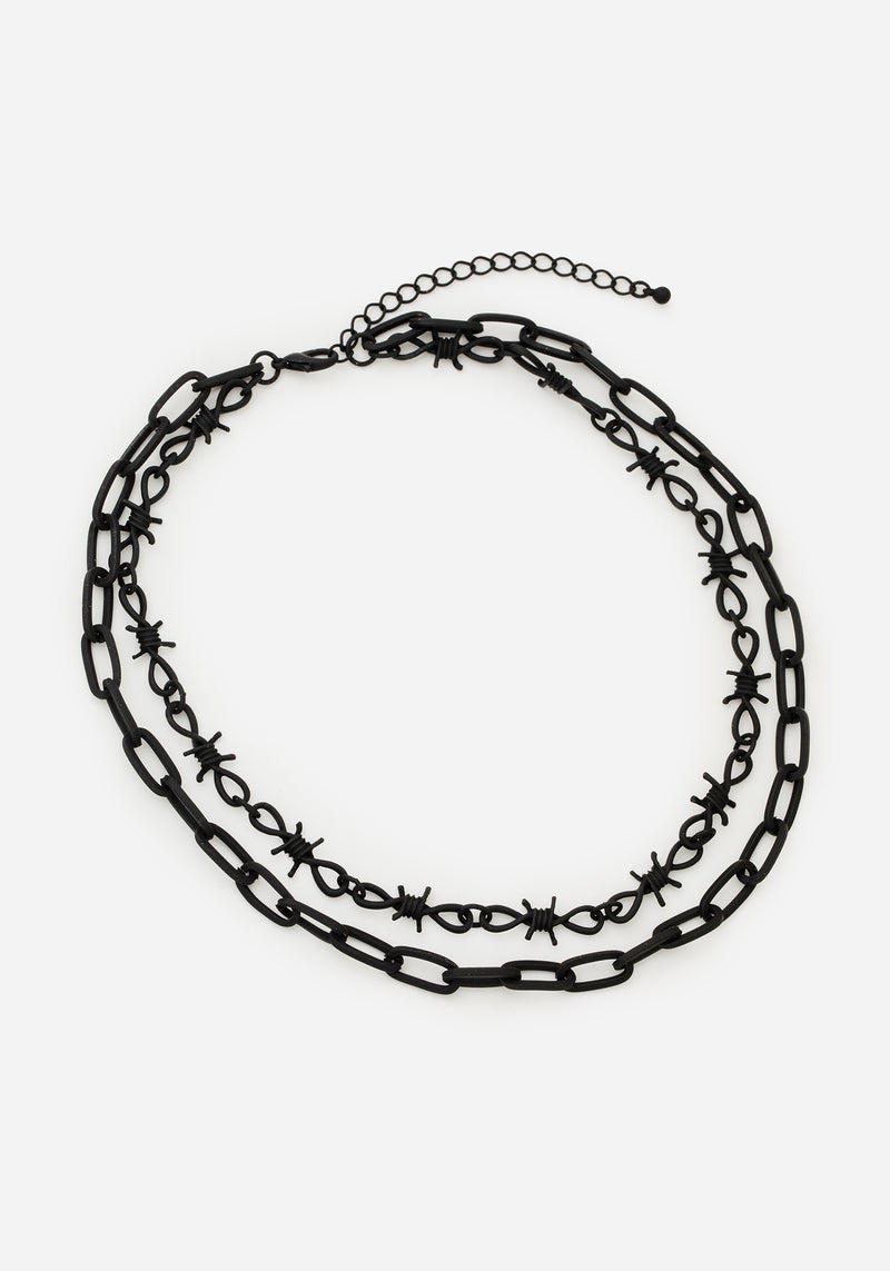 Barbed Layered Necklace