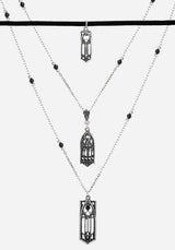 Cathedral Gothic Layered Necklace