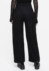 Vault Tie Waist Tailored Flare Trousers