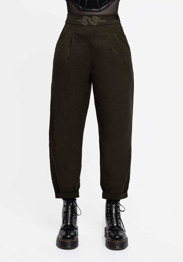 Zarina Embroidered Balloon Trousers