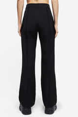 Nightlife Lace Trim Flared Trousers