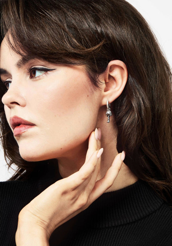 Fabula Charm Hoop Earrings