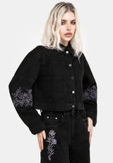 Deadhead Embroidered Denim Carpenter Jacket