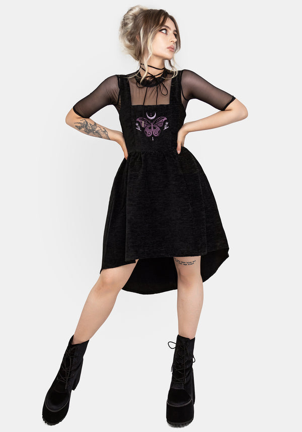 Cocoon Butterfly Embroidered Mini Dress