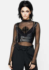 Paranoid Buckled Bodice Harness