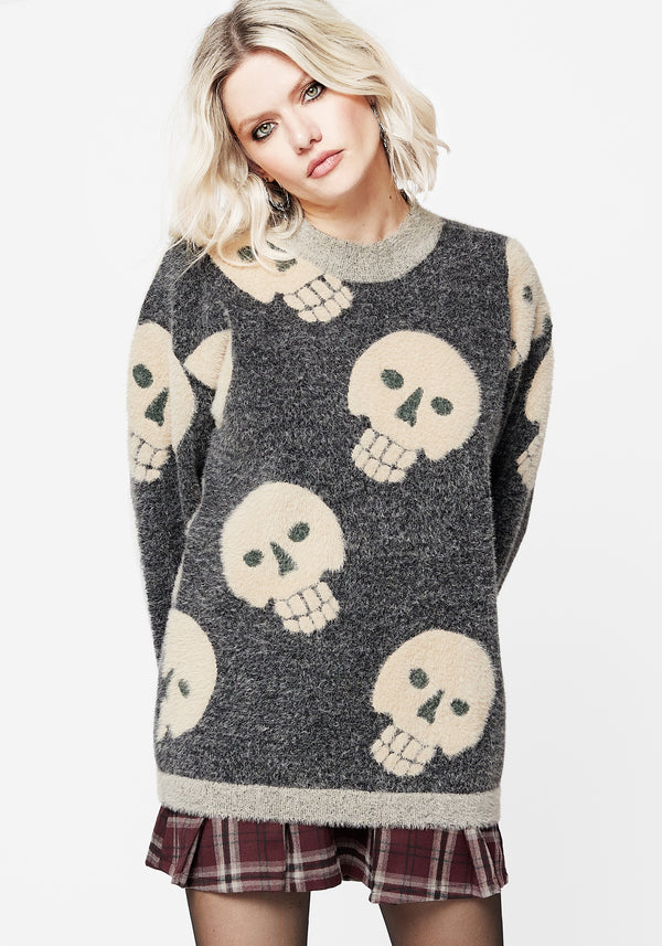 Crania Fluffy Knit Sweater