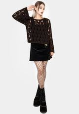 Ameila Pointelle Sweater