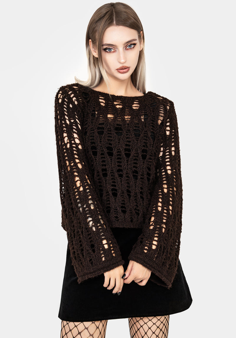 Ameila Pointelle Sweater