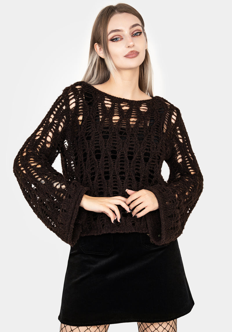 Ameila Pointelle Sweater