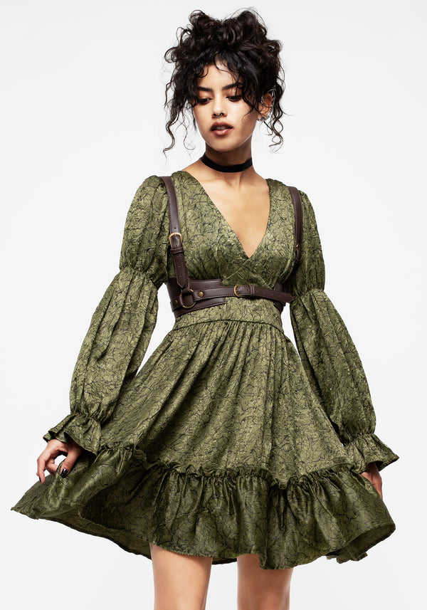 Arda Virago Sleeve Mini Dress