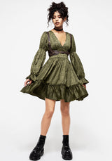Arda Virago Sleeve Mini Dress