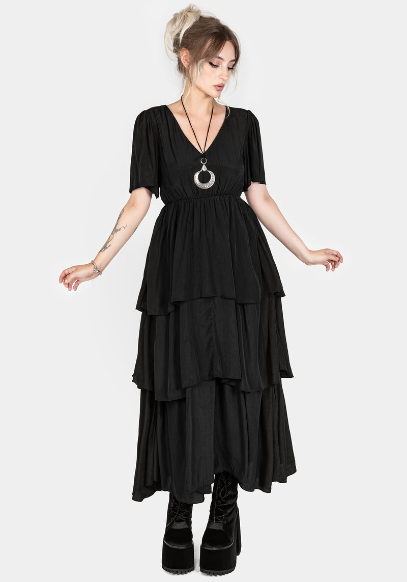 Lumen Tiered Midaxi Dress