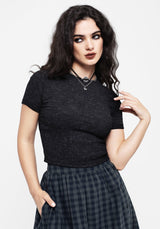 Igneous Crinkle Crop Top