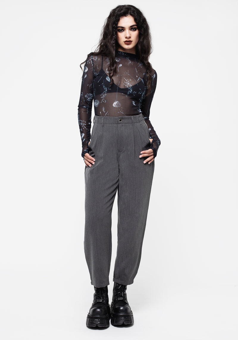 Herringbone Balloon Trousers