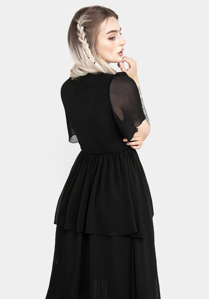 Sasha Tiered High-Low Dress