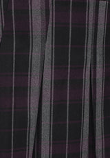 Gambit Check Pleated Mini Skirt