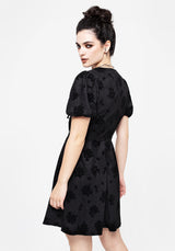 Giselle Floral Puff Sleeve Mini Dress