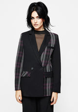 Gambit Spliced Check Blazer