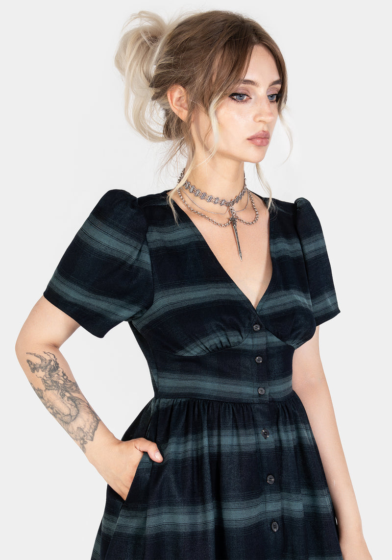 Greenlee Check Mini Dress