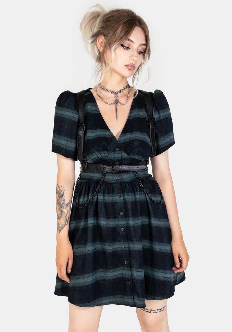 Greenlee Check Mini Dress