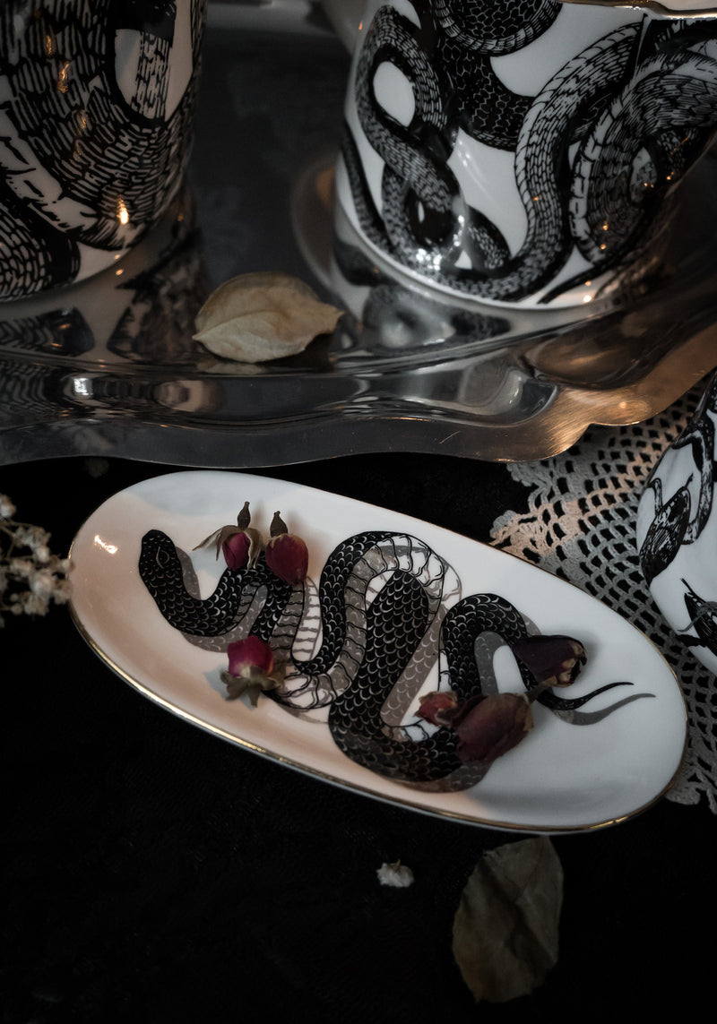 Saraph Snakes Oval Snake Trinket Dish