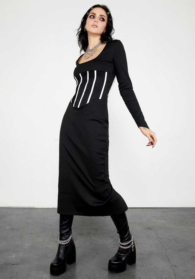 Seance Corset Jersey Dress