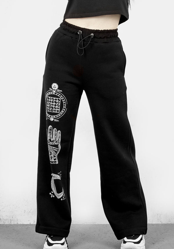 Moonmantra Wide Leg Joggers