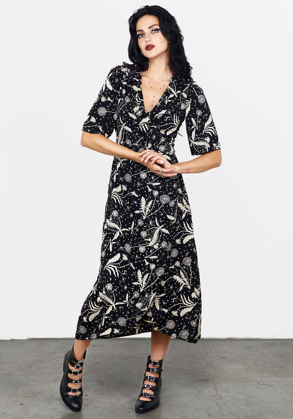 Lana Wrap Midaxi Dress