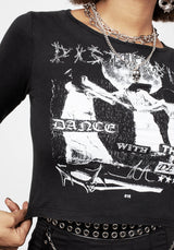 Dance with the Devil Long Sleeve Baby Tee